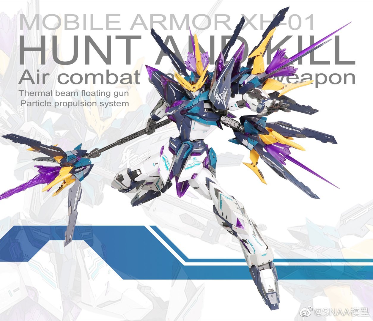SNAA 1/100 Hunter Falcon XH-01 Astral Soul Model Kits