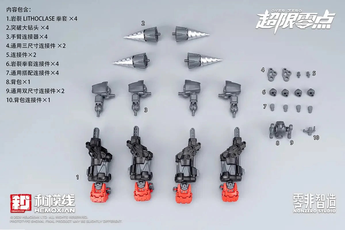 Hemoxian 1/10 Over Zero Series BAKI Accessory Expansion Pack