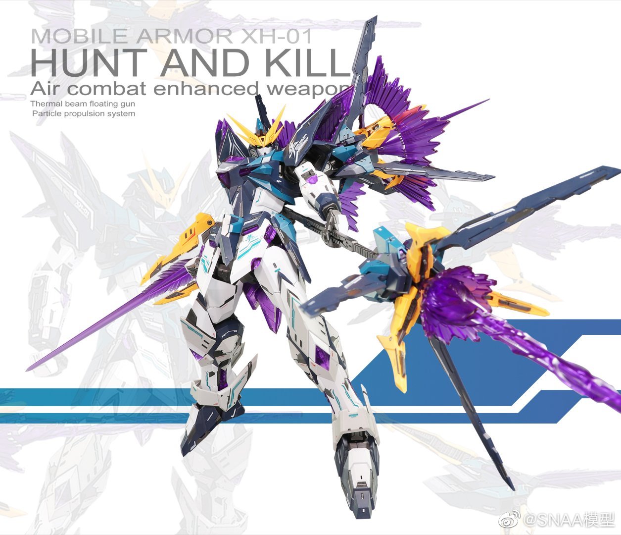 SNAA 1/100 Hunter Falcon XH-01 Astral Soul Model Kits