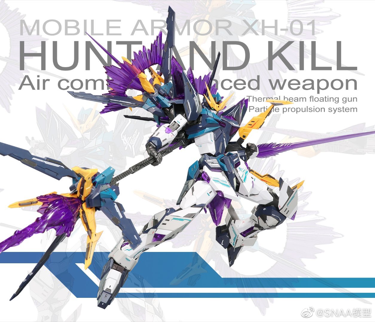 SNAA 1/100 Hunter Falcon XH-01 Astral Soul Model Kits