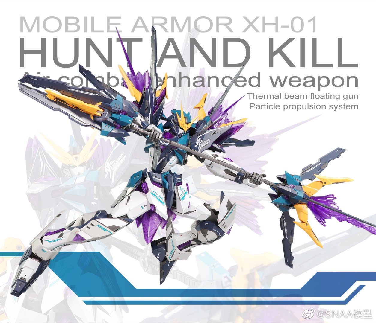SNAA 1/100 Hunter Falcon XH-01 Astral Soul Model Kits