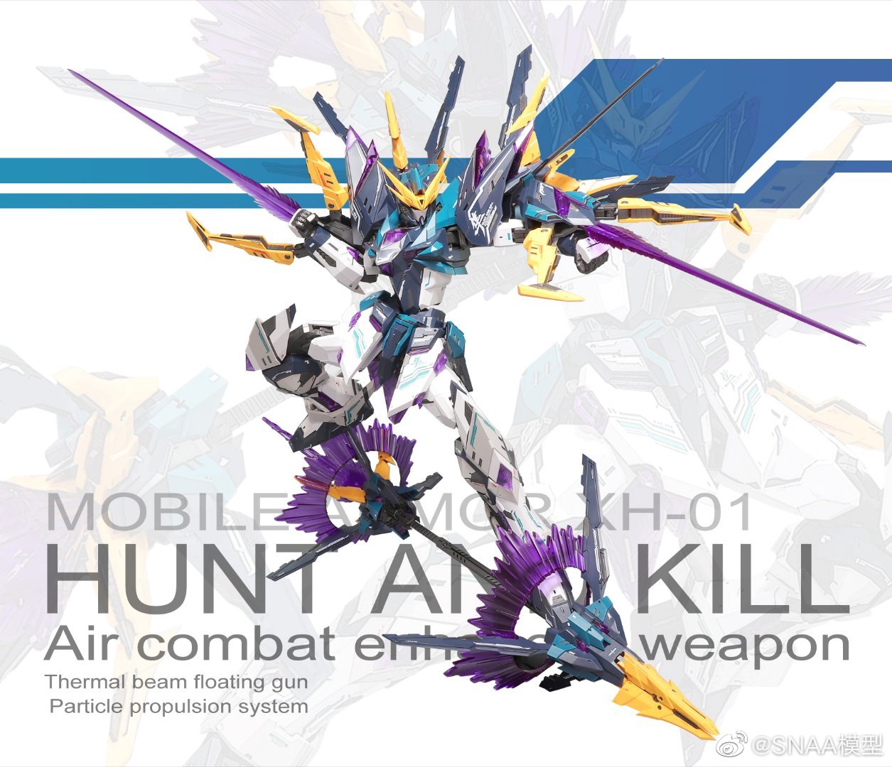 SNAA 1/100 Hunter Falcon XH-01 Astral Soul Model Kits