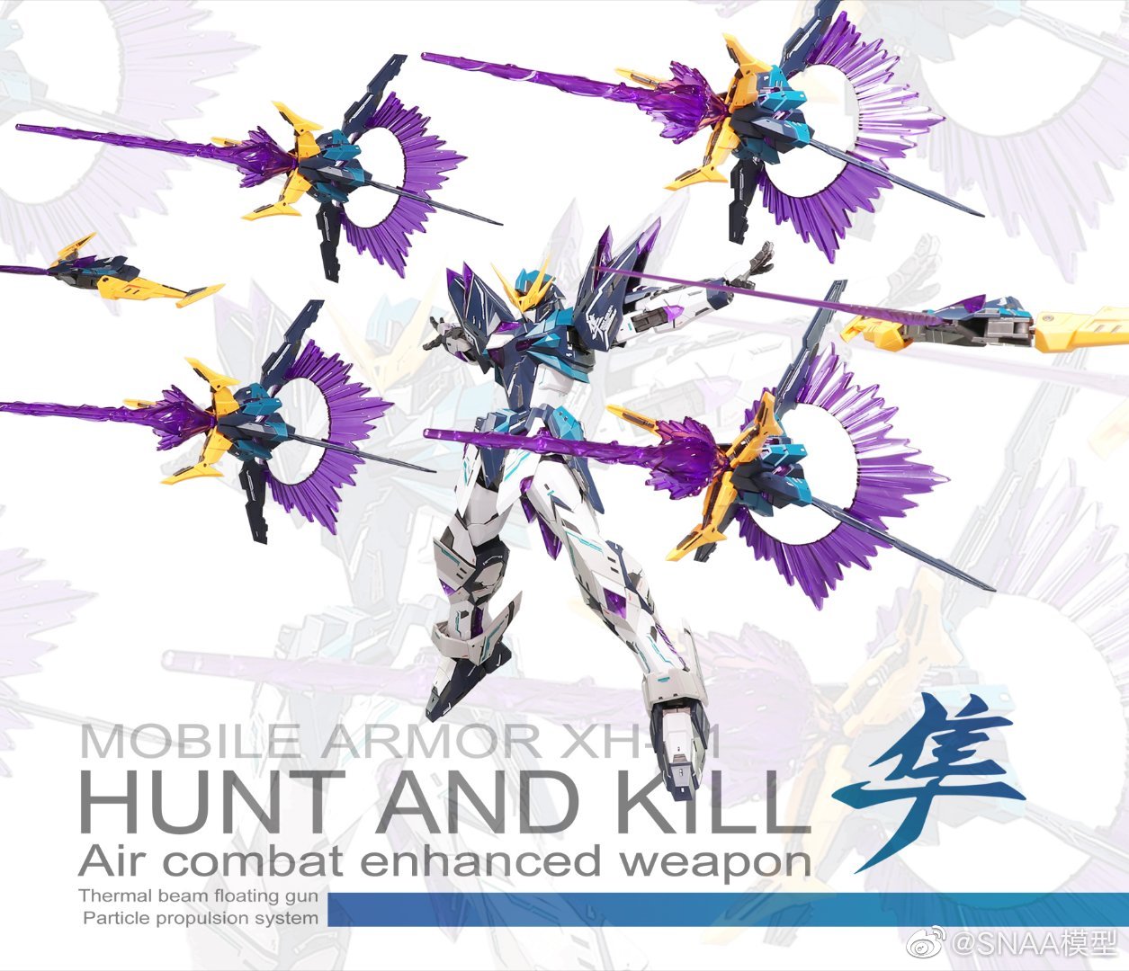 SNAA 1/100 Hunter Falcon XH-01 Astral Soul Model Kits