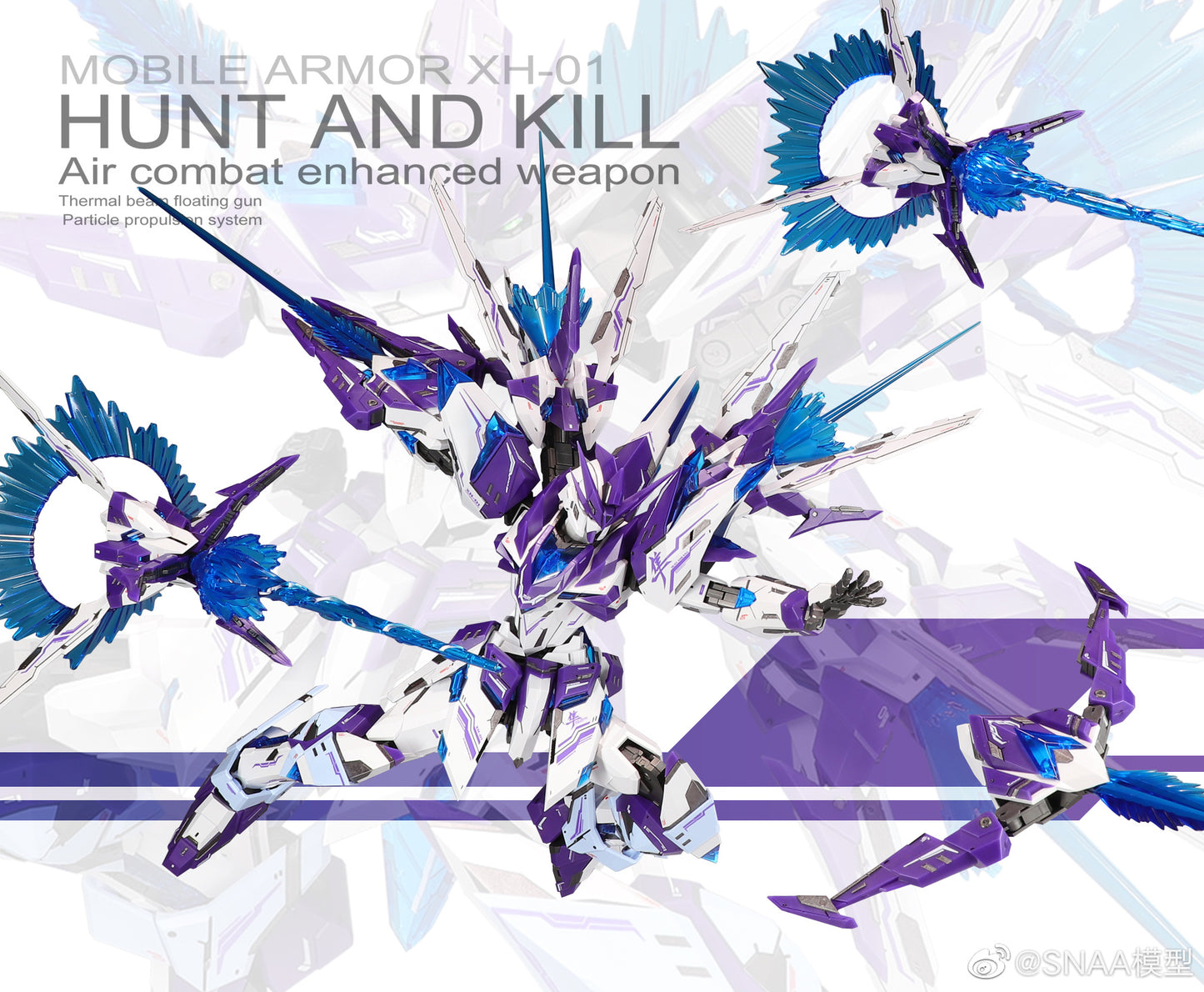 SNAA 1/100 Hunter Falcon Soul Awakening Ver. XH-01 Astral Soul Model Kits