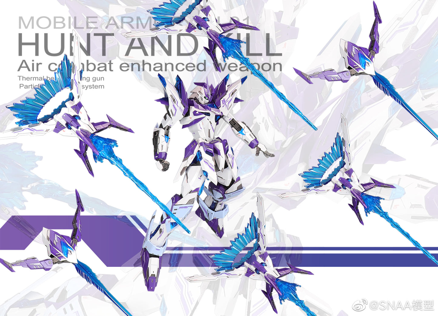 SNAA 1/100 Hunter Falcon Soul Awakening Ver. XH-01 Astral Soul Model Kits