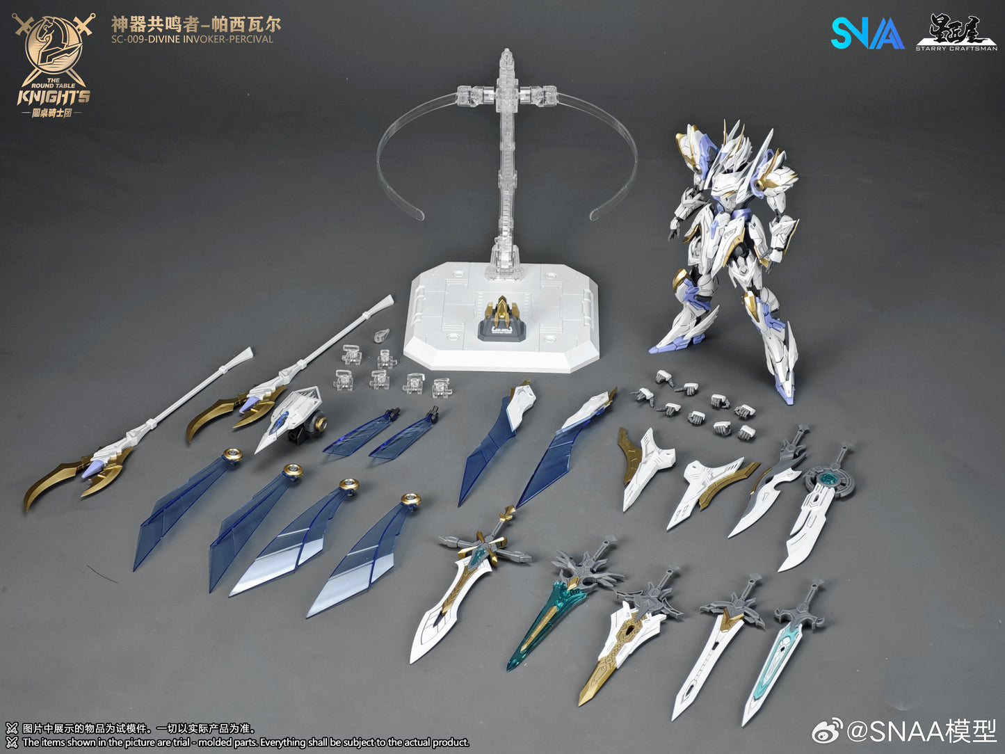 SNAA 1/144 Divine Invoker Percival SC-009 Deluxe Version Model Kits