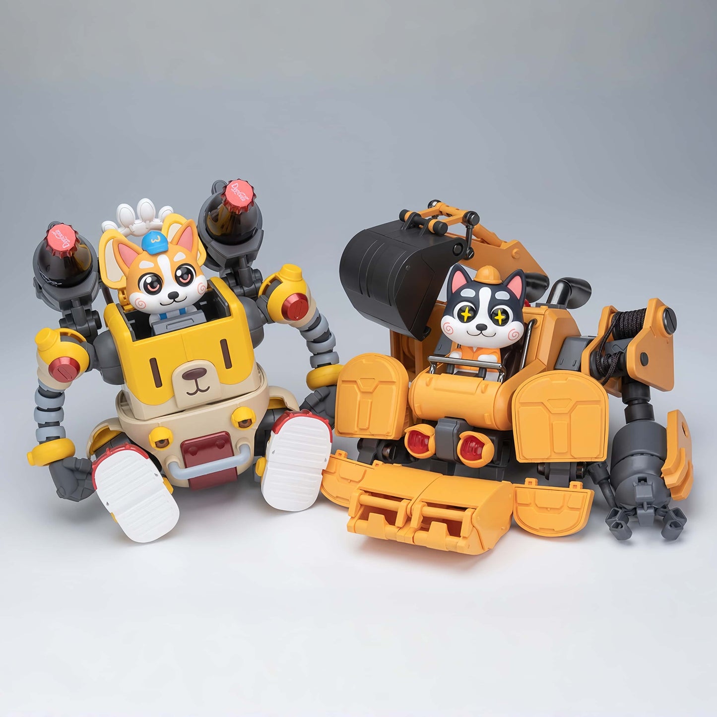 Hemoxian Colaji & Husky "Meow! Woof! Secret Service" Model Kits