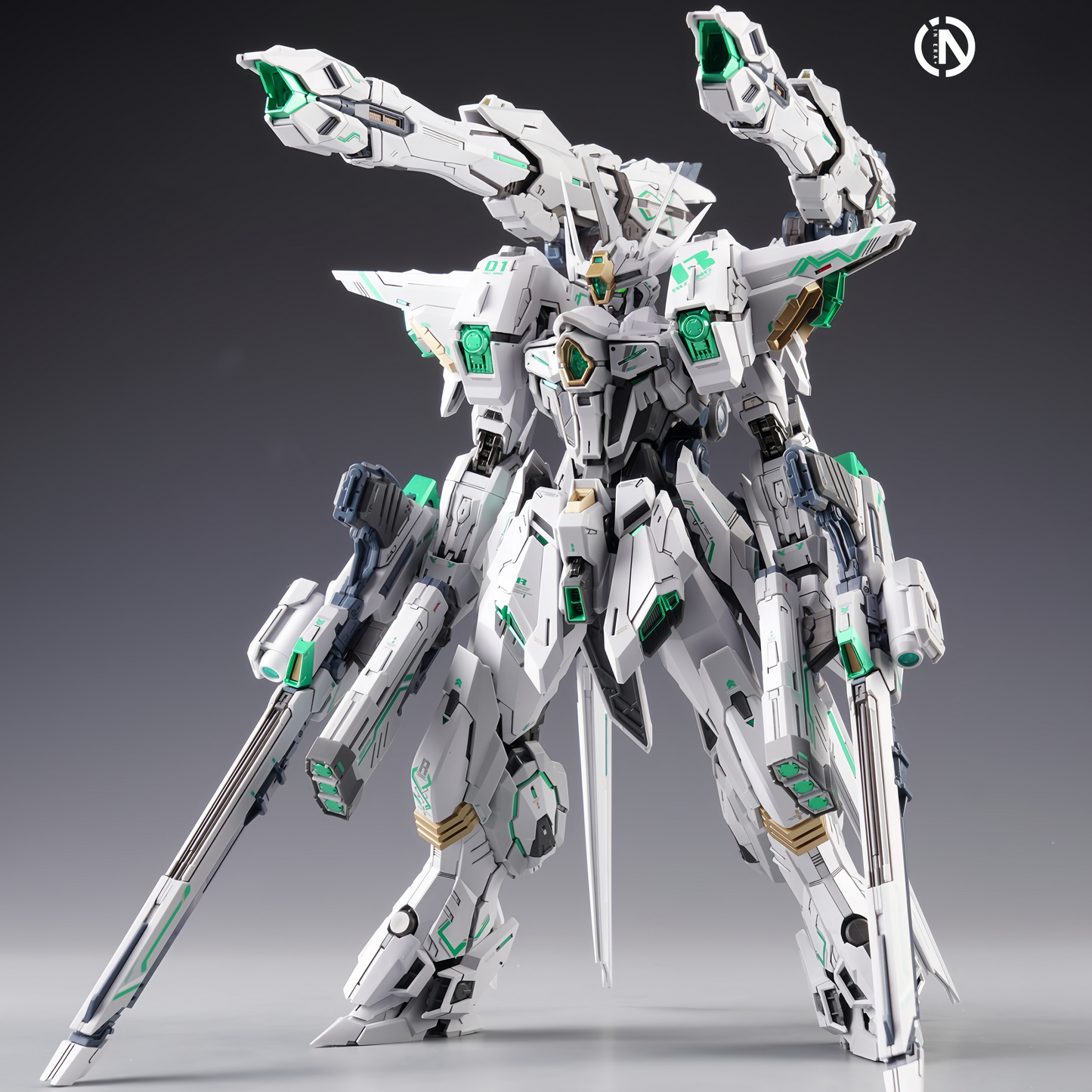 IN ERA+ Ruling Limited Green/White Edition Perfaction Metal Design 1/100 Model Kits