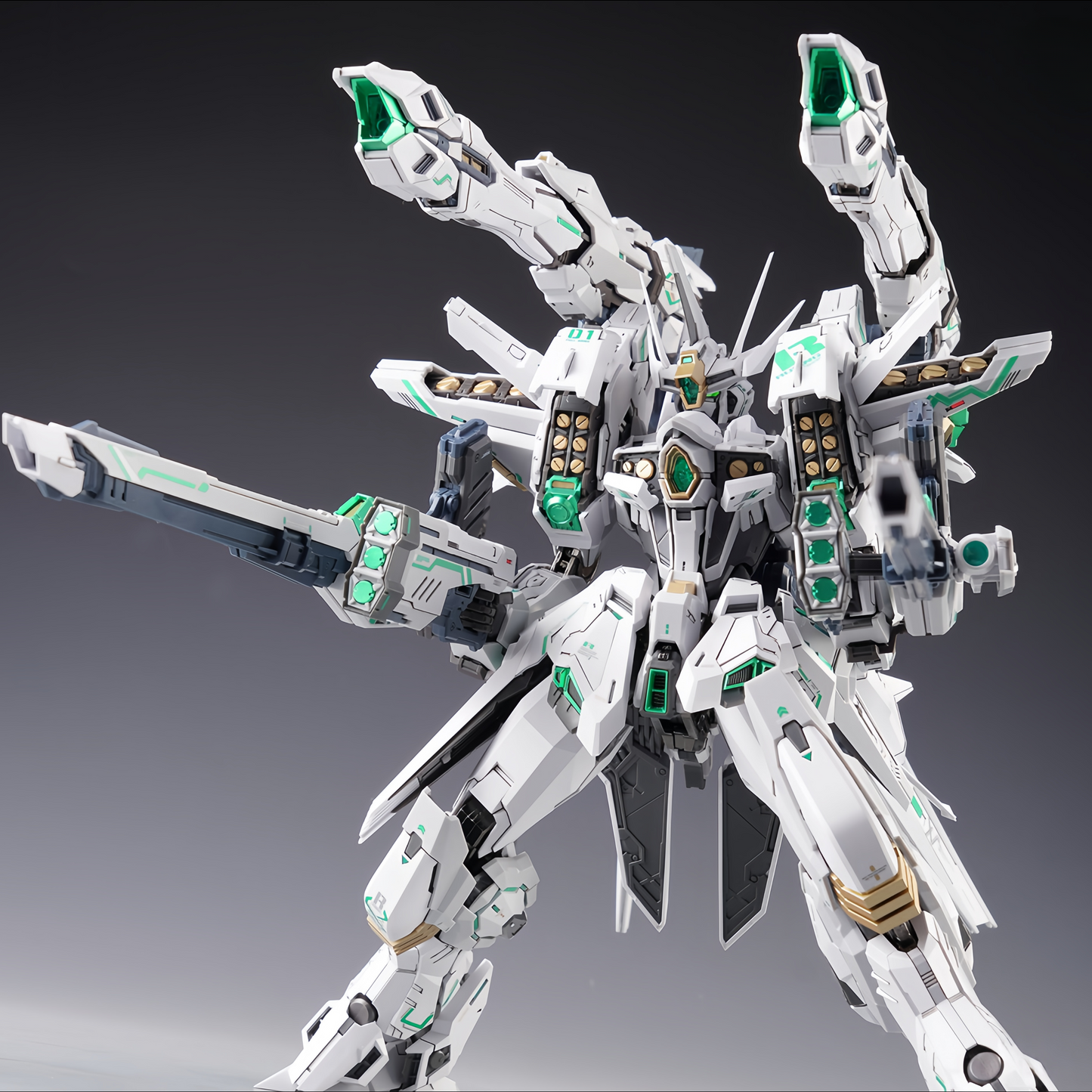 IN ERA+ Ruling Limited Green/White Edition Perfaction Metal Design 1/100 Model Kits