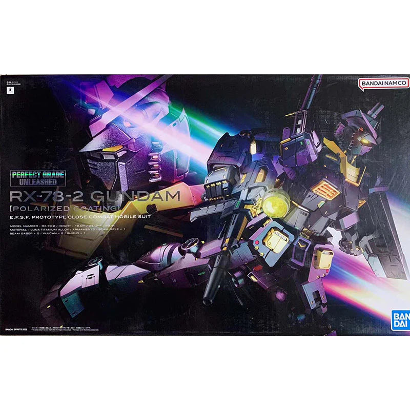 Bandai Limited PG 1/60 RX-78-2 Gundam Unleashed China Special [Polarized Coating] Model Kits