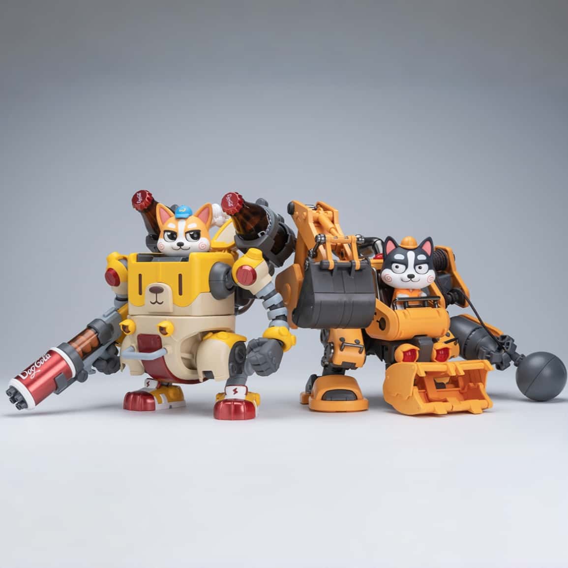 Hemoxian Colaji & Husky "Meow! Woof! Secret Service" Model Kits