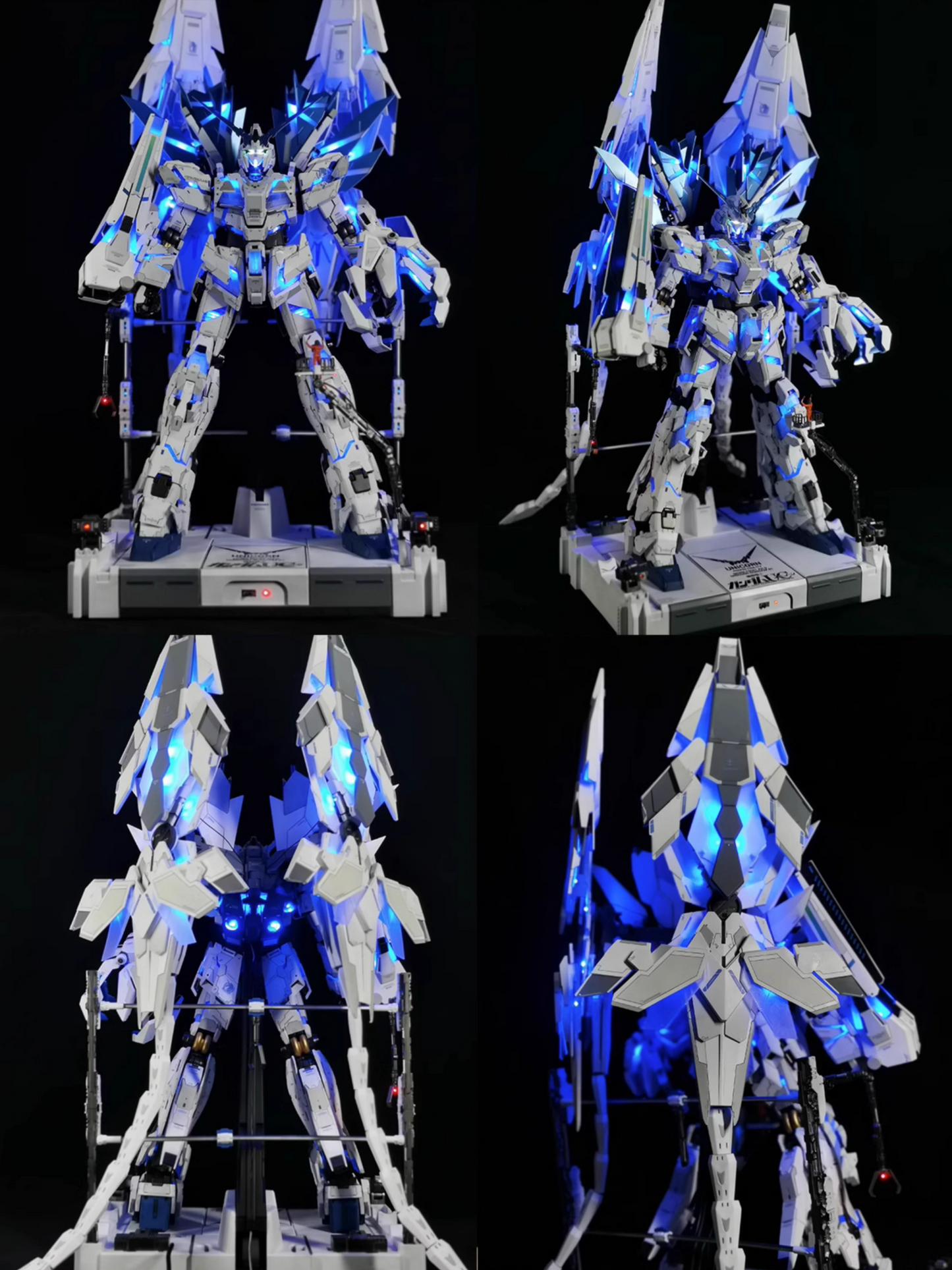 Kosmos Extreme Series Lighting Kit for PG Unicorn Gundam Perfectibility [Main Body + 2 Large Shield Lights + Mane & Claw Cannon Lights] Model Kits Accessories