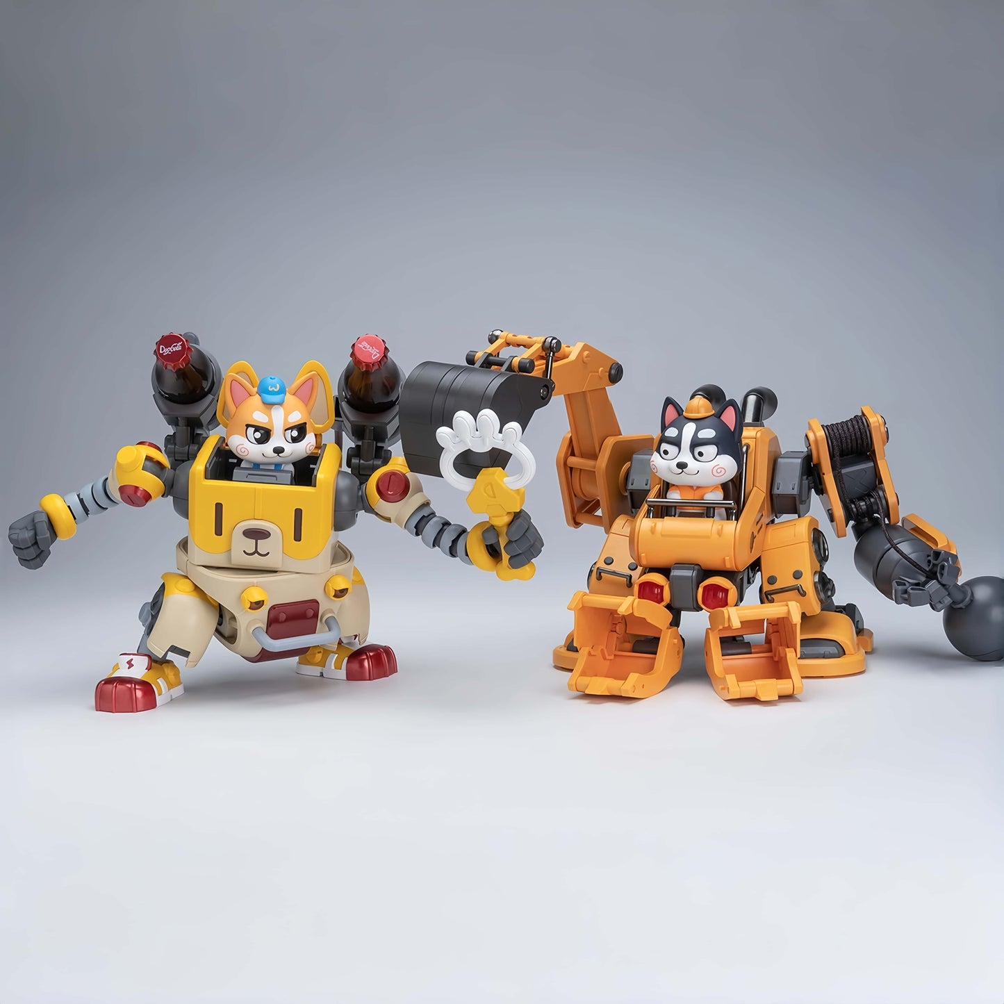Hemoxian Colaji & Husky "Meow! Woof! Secret Service" Model Kits