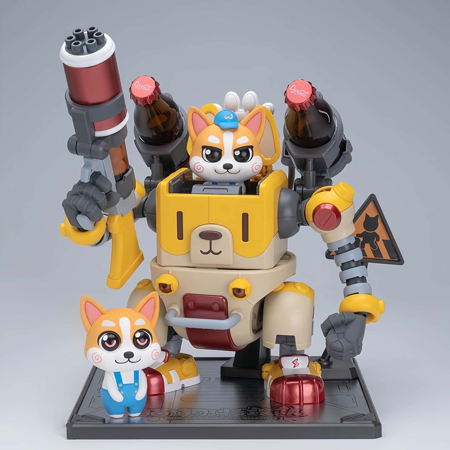 Hemoxian Colaji & Husky "Meow! Woof! Secret Service" Model Kits