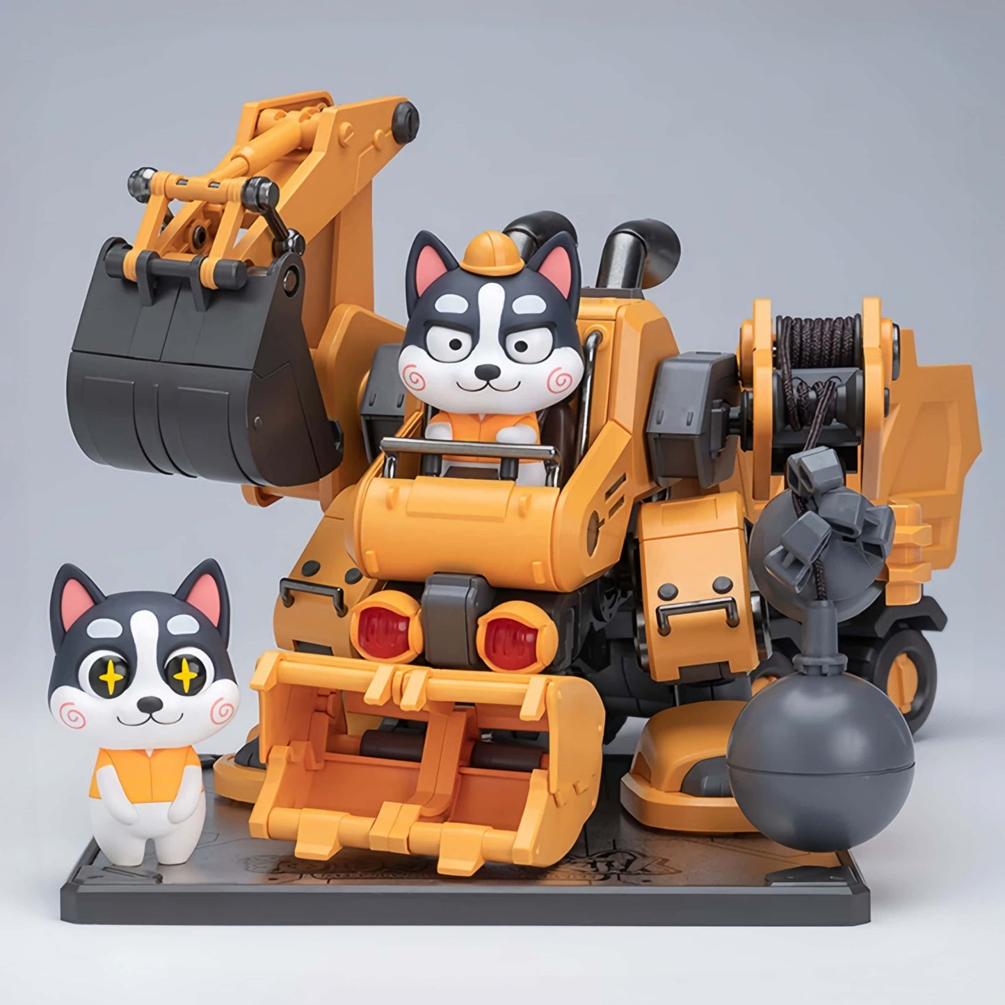 Hemoxian Colaji & Husky "Meow! Woof! Secret Service" Model Kits