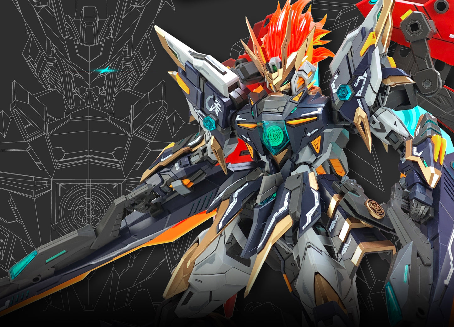 SNAA 1/100 Martial Emperor YR-03 Model Kits