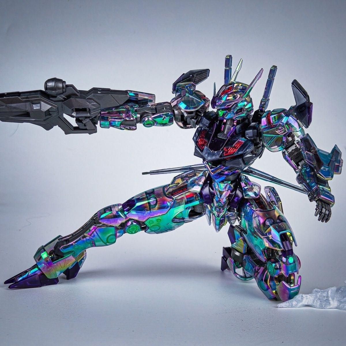 KL Model FM Gundam Aerial 1/100 Holographic Clear Version Model Kits