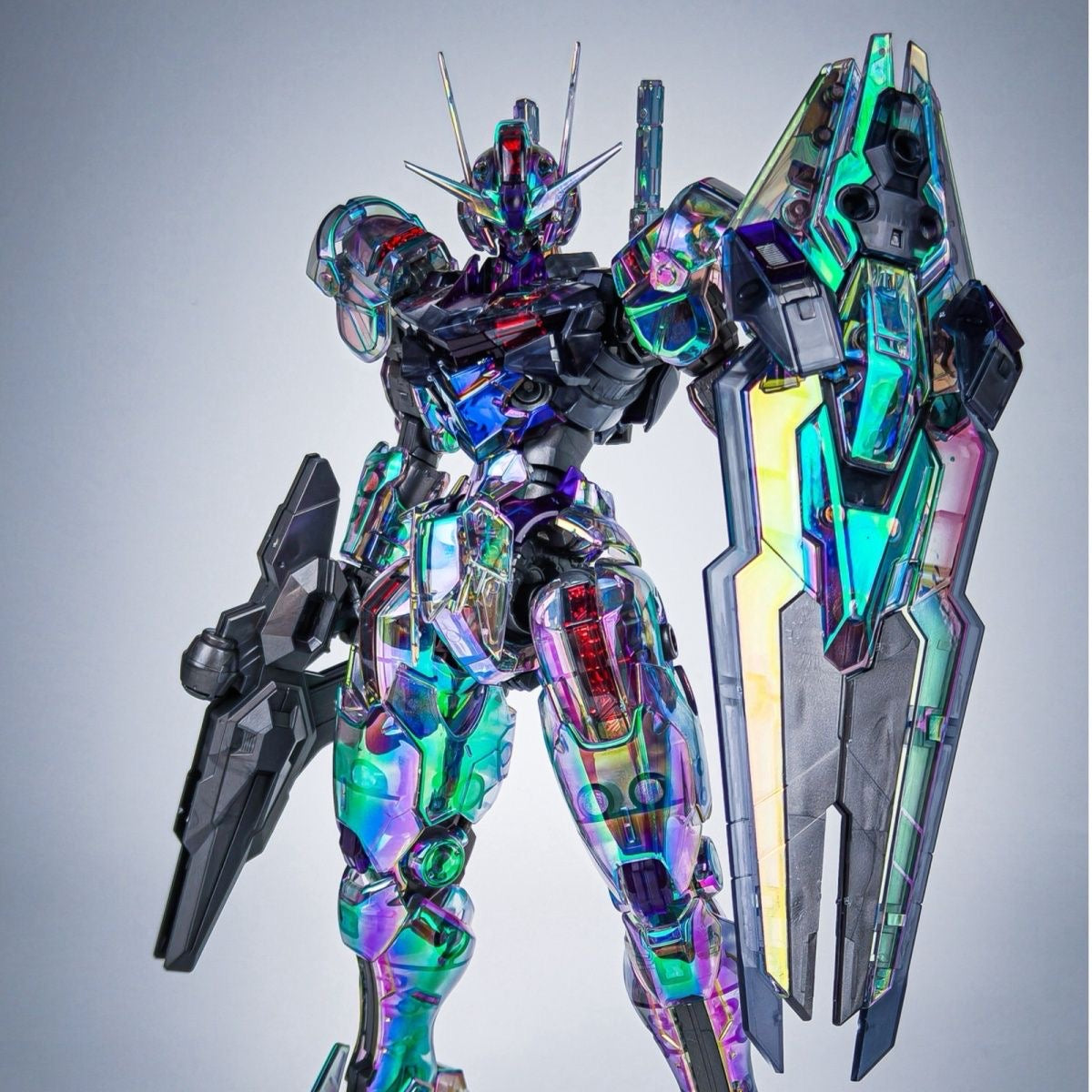 KL Model FM Gundam Aerial 1/100 Holographic Clear Version Model Kits