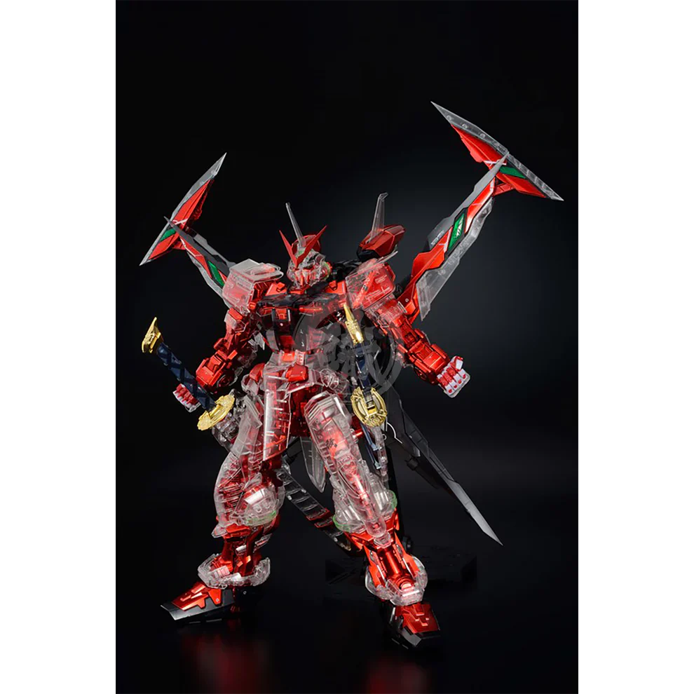 Bandai PG Gundam Astray Red Frame Kai [Clear Armor Chrome Frame Ver.] Model Kits