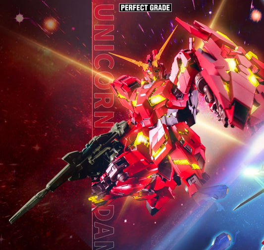 Bandai PG 1/60 Unicorn Gundam Bande Dessinee (China Red Ver.) Model Kits