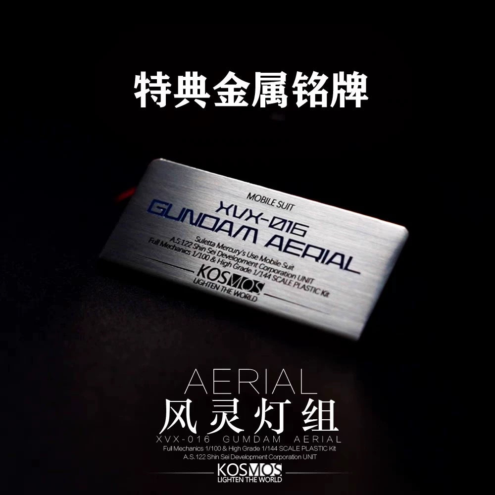 KOSMOS RGB Lighting Kit for FM Gundam Aerial 1/100  Model Kits Accessories