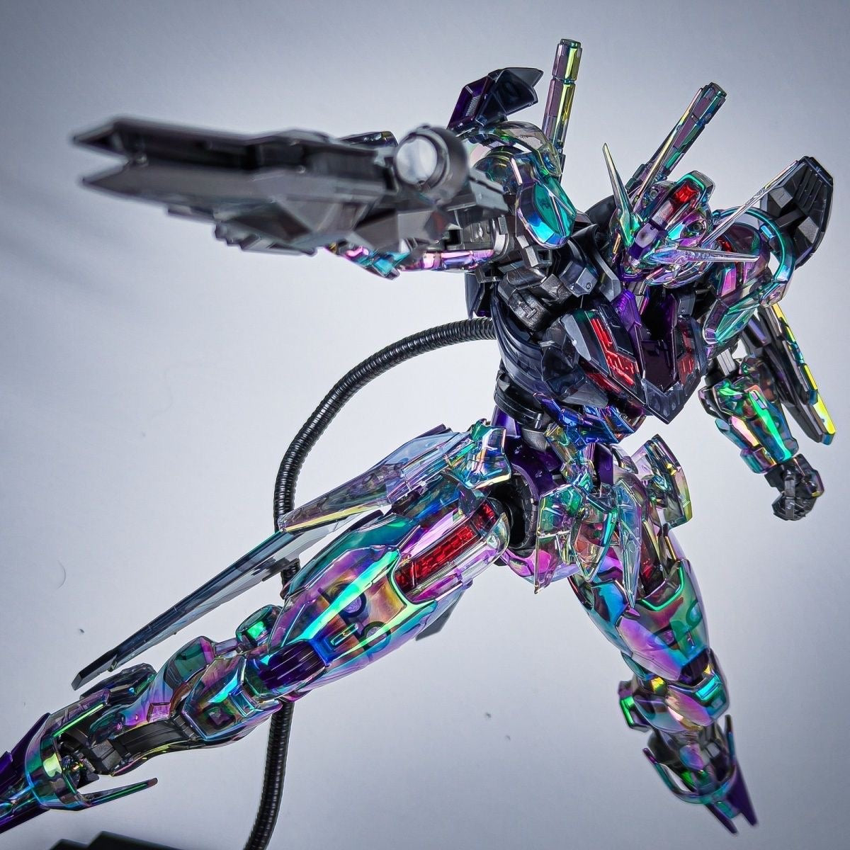 KL Model FM Gundam Aerial 1/100 Holographic Clear Version Model Kits