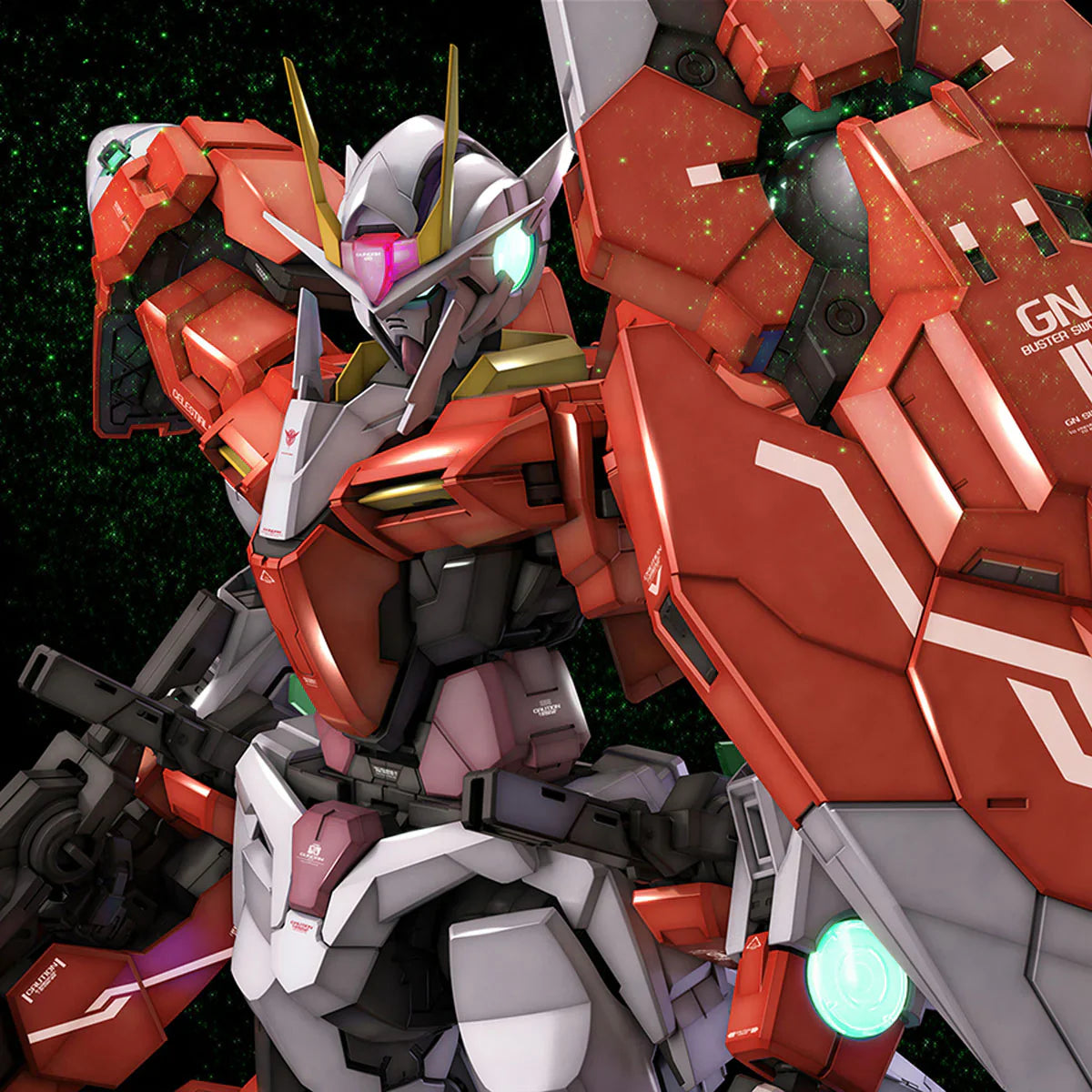 PG 1/60 00 Gundam Seven Sword/G Inspection P-Bandai Model Kits