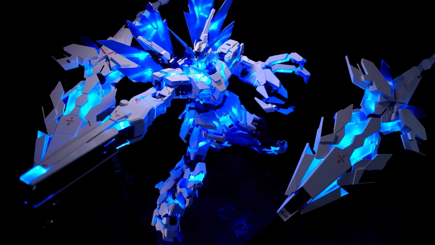 Kosmos Extreme Series Lighting Kit for PG Unicorn Gundam Perfectibility [Main Body + 2 Large Shield Lights + Mane & Claw Cannon Lights] Model Kits Accessories