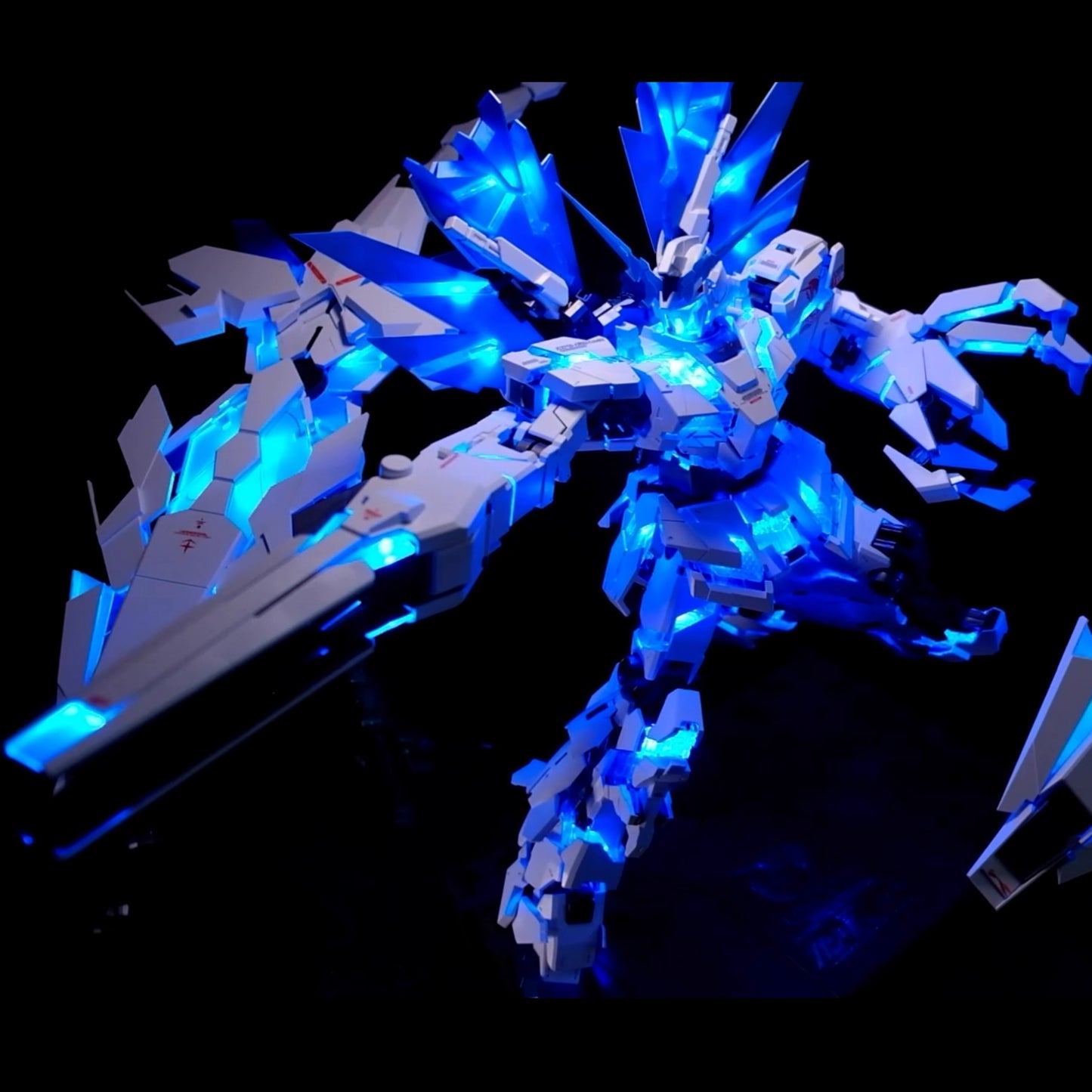 Kosmos Extreme Series Lighting Kit for PG Unicorn Gundam Perfectibility [Main Body + 2 Large Shield Lights + Mane & Claw Cannon Lights] Model Kits Accessories