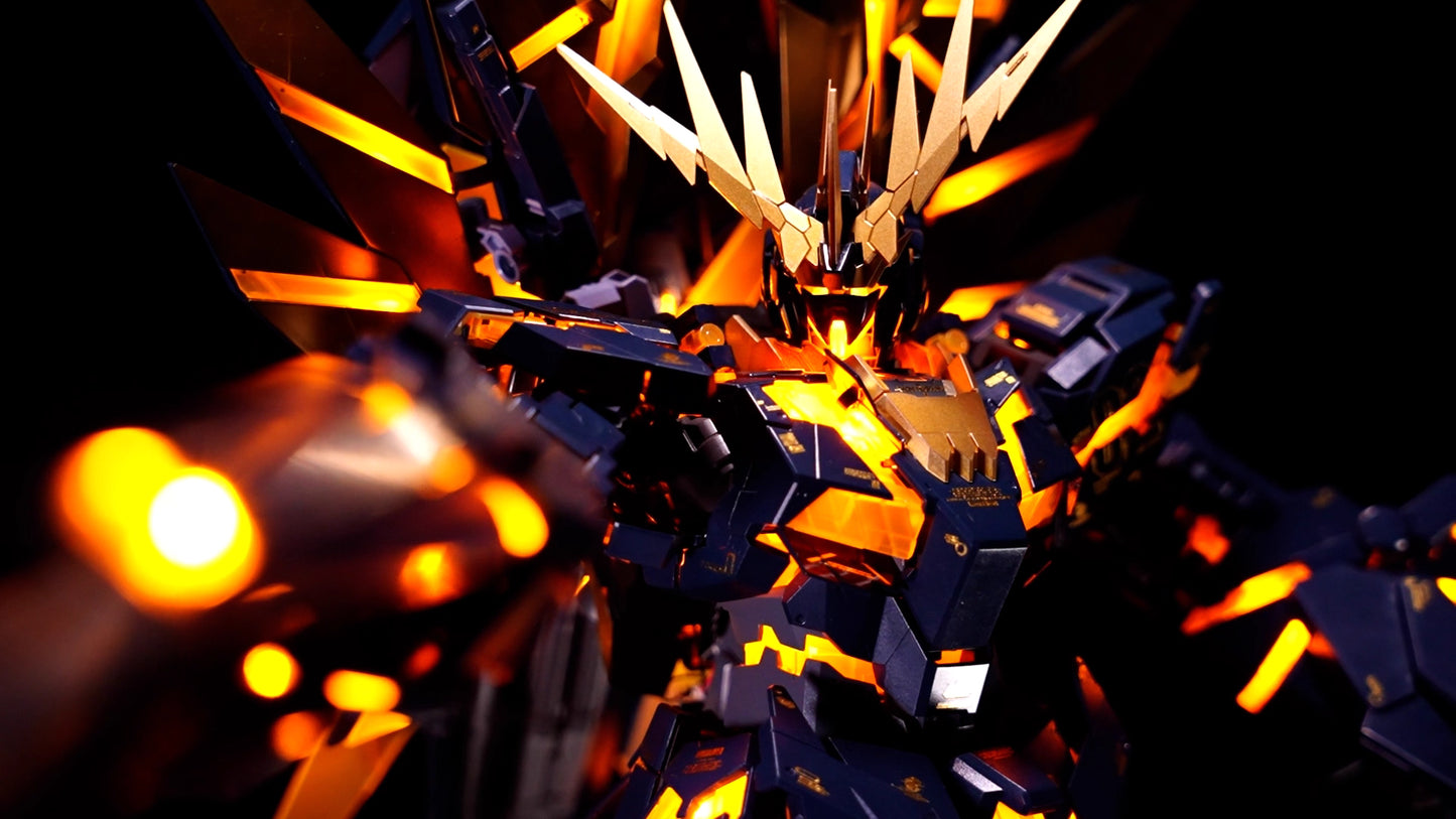 Kosmos Extreme Series Lighting Kit for PG UNICORN GUNDAM 02 BANSHEE NORN Option 2 [Main Body + 1 Large Shield + Mane + Claw Cannon] Model Kits Accessories