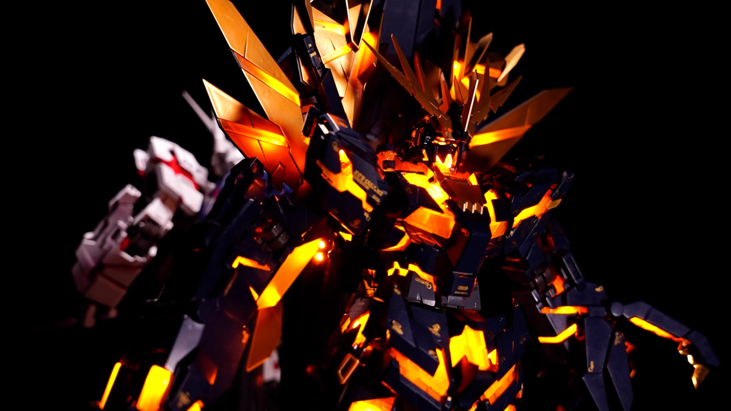 Kosmos Extreme Series Lighting Kit for PG UNICORN GUNDAM 02 BANSHEE NORN Option 2 [Main Body + 1 Large Shield + Mane + Claw Cannon] Model Kits Accessories