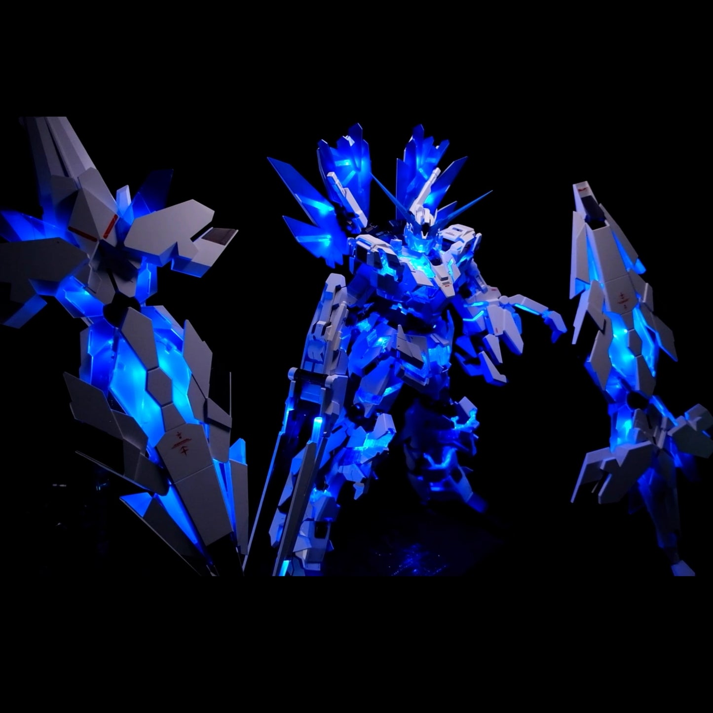 Kosmos Extreme Series Lighting Kit for PG Unicorn Gundam Perfectibility [Main Body + 2 Large Shield Lights + Mane & Claw Cannon Lights] Model Kits Accessories