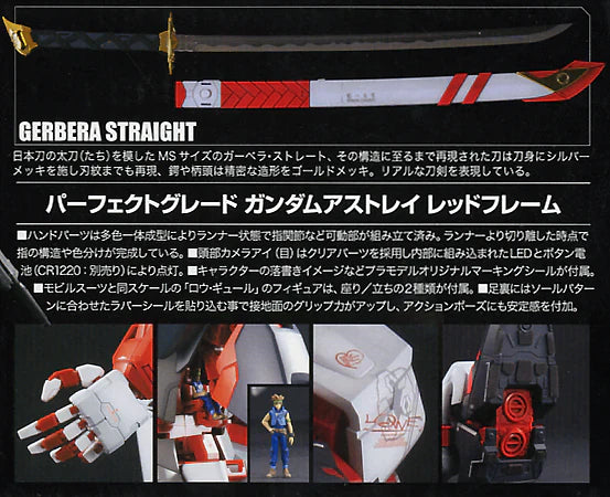 Bandai PG Astray Red Frame 1/60 Model Kits
