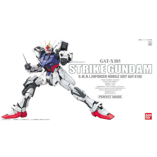 Bandai PG Strike Gundam 1/60 GAT-X105 Model Kits