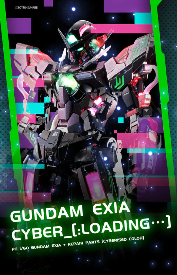 Bandai PG Gundam Exia + Repair Parts [Cyberised Color] 1/60 Model Kits