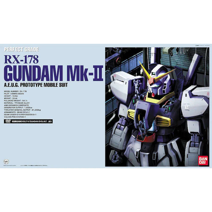 Bandai PG Gundam RX-178 MK II A.E.U.G. 1/60 Model Kits