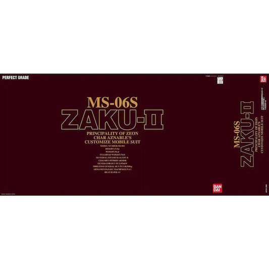 Bandai PG MS-06S Zaku II 1/60 Model Kits