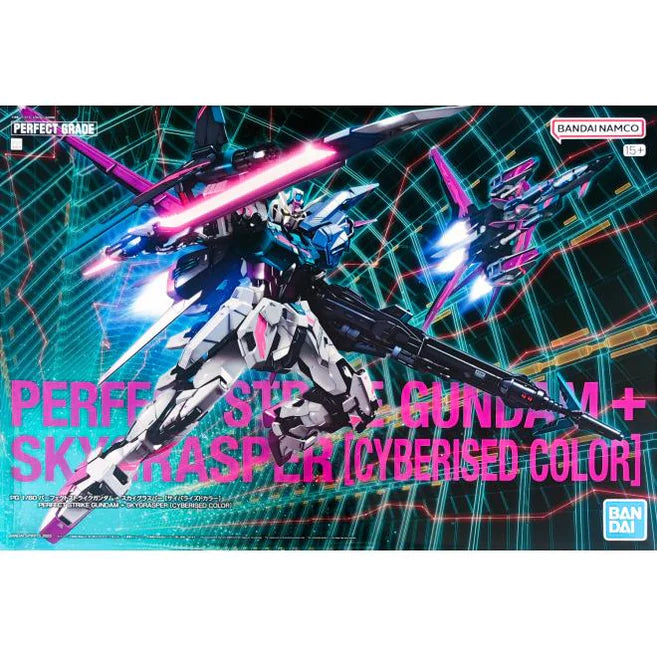 Bandai PG Perfect Strike Gundam + Skygrasper [Cyberised Color) 1/60 Model Kits