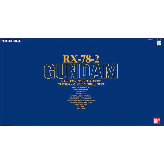 Bandai PG RX-78-2 Gundam 1/60 Model Kits